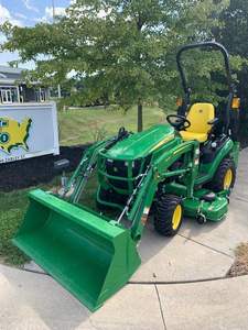 Mejor oferta: Implementos para cortacésped John Deere 1025R 120R de 25 HP con plataforma de 60 pulgadas, enganche rápido de conexión automática y caja de balasto de montaje medio. - Product Image 6