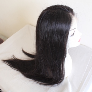 Pelucas de cabello virgen vietnamita para mujeres negras, cabello humano de doble trama, 13x6, HD, con encaje frontal - Product Image 5