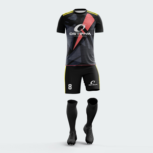 Factory Made Lightweight Soccer Uniform for Sale Best Design Customized Color and Size Breathable Short Sleeve Soccer Uniform - Product Image 2