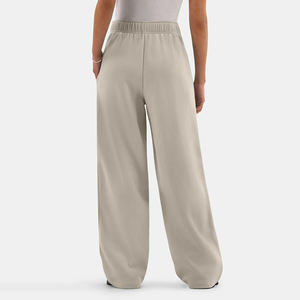 กางเกงจ็อกเกอร์ผ้าแคนวาสสำหรับผู้หญิง สไตล์สตรีทแวร์ สำหรับฤดูหนาว ระบายอากาศได้ดี เหมาะสำหรับออกกำลังกาย เอวกลาง ผ้าฝ้าย 100% มีเชือกผูก - Product Image 5