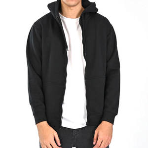 Sweat à capuche personnalisé pour hommes avec manches longues sweat à capuche zippé tissu doux confortable et respirant meilleure qualité sweats à capuche pour hommes vente en gros - Product Image 1