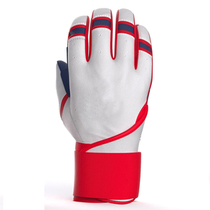 Nuevo estilo, guantes de bateo de béisbol personalizados para hombres ligeros profesionales, protección de manos de cuero, agarre antideslizante - Product Image 4
