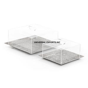 Ensemble de deux plateaux à chocolat en métal de belle qualité faits à la main nouveau plateau à chocolat forme ronde plateau à chocolat en métal de luxe - Product Image 5