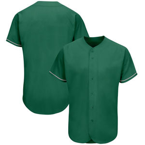 Camiseta de Béisbol Sublimada de Diseño Nuevo 2026, 100% Poliéster, Cuello Alto con Botones, Ropa de Equipo, Camiseta de Béisbol en Venta - Product Image 2