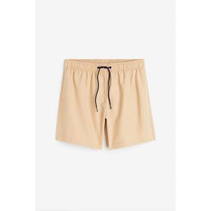 Pantalones cortos de compresión de cintura media informales para hombre 100% algodón transpirable tejido de punto de moda Cierre de cintura elástica sólido - Product Image 4