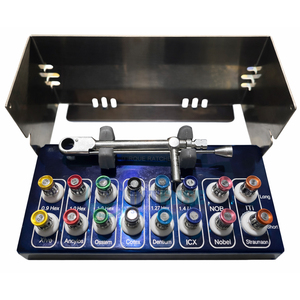 Kit de Implantes Protésicos Manuales Universales de Acero Inoxidable, Juego de Herramientas de Implantes Dentales, Instrumentos de Precisión para la Restauración de Implantes - Product Image 3