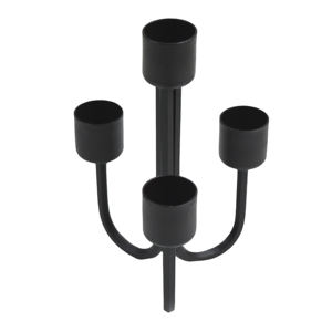 Bougeoir en aluminium personnalisé de haute vente 5 candélabres armés pour la décoration de la maison et du mariage - Product Image 2