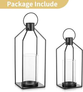 Porte-bougie chauffe-plat moderne en métal, support à bougie chauffe-plat en métal de style vintage, porte-bougie chauffe-plat en métal ajouré - Product Image 5