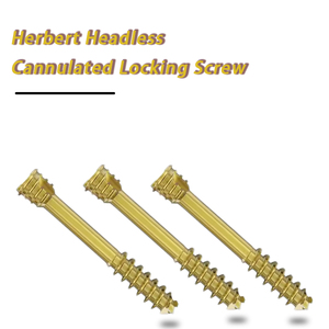 Vente flash : Vis de blocage canulée sans tête Herbert, acier inoxydable de haute qualité, implants articulaires vétérinaires pour chiens, chirurgie - Product Image 2