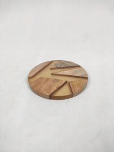 Set de table en caoutchouc aspect luxe, écologique, rond, taille personnalisée, fait main, bonne qualité - Product Image 2