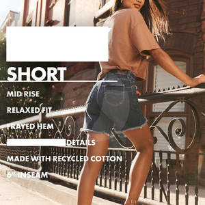 Best Design Lightweight <b>Women</b> <b>Jeans</b> <b>Short</b> Made In Top Material <b>Women</b> <b>Jeans</b> <b>Short</b> Hot Selling <b>Women's</b> <b>Short</b> - Product Image 4