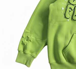 Sweat-shirts à capuche zippés respirants et chauds pour l'hiver, style streetwear hip-hop, fabriqués en usine, services OEM, vente en gros - Product Image 3