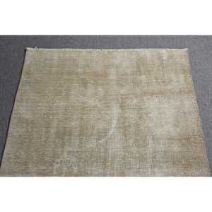 พรมลายดอกไม้สีน้ำตาลเทาสไตล์วินเทจแบบตุรกี ขนาด 3x6.4 ฟุต - Product Image 4