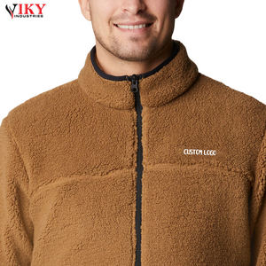VIKY INDUSTRIES-chaqueta polar con cremallera personalizada, abrigo de lana Sherpa de último diseño, para invierno - Product Image 6