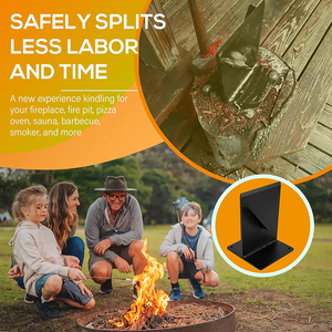 JH-Mech Manual Kindling Log Splitter Wedge Hand Cortador <span class=keywords><strong>de</strong></span> <span class=keywords><strong>leña</strong></span> resistente <span class=keywords><strong>de</strong></span> forma segura y fácil <span class=keywords><strong>Leña</strong></span> Divisor <span class=keywords><strong>de</strong></span> <span class=keywords><strong>leña</strong></span> - Product Image 4