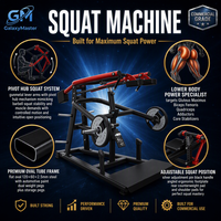 Nueva Máquina de Sentadillas con Carga de Placas/Peso Libre/Equipo de Gimnasio/Fitness Comercial