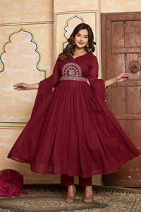 Sharara costume ethnique Shalwar Kameez indien Punjabi Style pakistanais broderie mariage et fête de fête porter des femmes kurti - Product Image 2