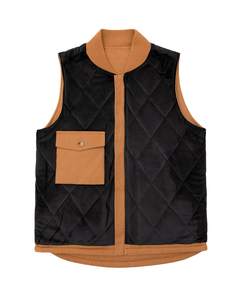 Gilet en toile à col rond sans manches en polaire épais pour homme, vêtements d'extérieur, chaleur hivernale, respirant, gilet en toile pour homme - Product Image 4