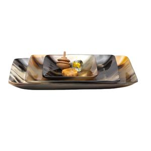 Nique-bandeja de cuerno de búfalo y cristal, el mejor color y Cóctel de cuerno para vino, producto en oferta - Product Image 1