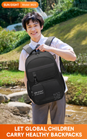 SUN EIGHT Sac à dos scolaire de grande capacité de 19,5 pouces pour les lycéens et les étudiants universitaires, sac à dos léger pour ordinateur portable, modèle 8625