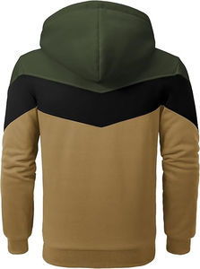 Basiques coton mélangé hommes de haute qualité 600 Gsm sweat à capuche thermique lourd impression personnalisée broderie Sherpa fourrure sweat - Product Image 3