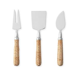 Outils à fromage dorés en acier inoxydable de fabrication indienne avec manche en marbre, couteaux à fromage pour le petit-déjeuner, ensemble de spatules à beurre - Product Image 5