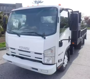 Prêt à l'emploi, Isuzu NPR 2015 d'occasion, plateau plat de 12 pieds, 3 places, diesel, conduite à gauche/droite, faible kilométrage - Product Image 4