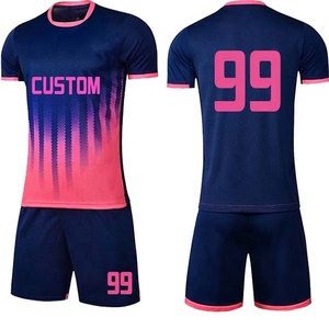 เสื้อฟุตบอลและกางเกงขาสั้นขายส่งปี 2025 2026 รุ่นใหม่ คุณภาพสูง สำหรับแฟนคลับสโมสรฟุตบอล ชุดเยือน พร้อมบริการ OEM - Product Image 1