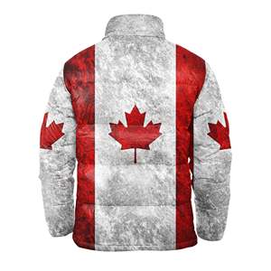 Sublimación 3D Digital Impreso Chaqueta Pakistán Hombres Chaqueta Puffer Impermeable Invierno Burbuja Abrigos Chaquetas Con Capucha - Product Image 6