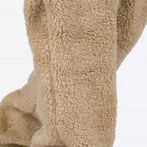 Fabricant sur mesure Combinaison de survêtement Sherpa en coton molletonné uni Pantalons de sport pour hommes, droits, incurvés Joggers à rayures OEM - Product Image 5