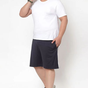 กางเกงขาสั้นผ้าแคนวาสสำหรับออกกำลังกายและแฟชั่นสำหรับผู้ชายกางเกงขาสั้นผ้ายืดระดับเข่าสไตล์ใหม่ล่าสุด - Product Image 3