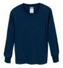 Alta calidad 100% algodón tamaño americano cuello redondo hombres camiseta logotipo impreso personalizado manga larga al por mayor camisetas impresas - Product Image 3