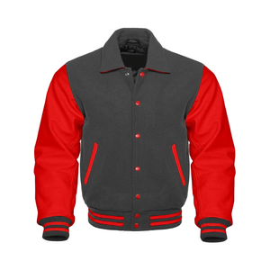 Custom High Quality Men's Windproof Leather Varsity Jackets High Fashion Baseball CollegeBaseballjacket for men DDP Shipping - Product Image 1