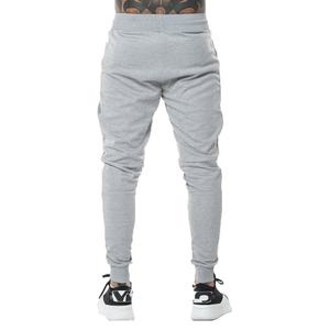 MENS JOGGER <b>PANTS</b> LIGHT GREY SPECKLED MARL <b>Trackies</b> Bottom - Product Image 2