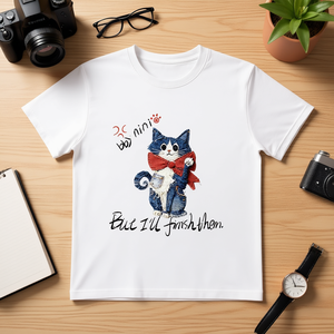 T-Shirt Unisex 100% Cotone 210GSM Stile Casual Aderente con Design Personalizzato Stampato in Serigrafia e DTG - Product Image 3