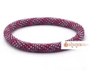 ลูกปัดแก้วทำด้วยมือตามสั่งมีหลายสี18ซม. ด้ายฝ้ายเครื่องประดับแฟชั่นยอดนิยมกำไลข้อมือลูกปัดแท้ของผู้ซื้อ - Product Image 1