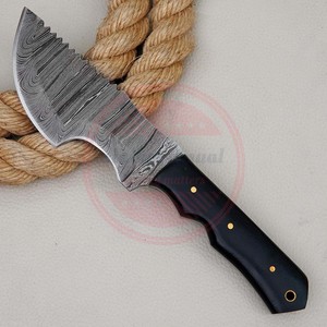 Damas Tracker Couteau Couteau de survie en plein air Couteaux de chasse à lame fixe avec gaine - Product Image 2