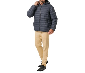 Chaqueta de Invierno Acolchada para Hombre, Modelo 2026, Personalizada, Talla Grande, con Capucha - Product Image 4