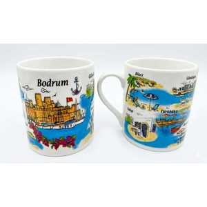 แก้วเซรามิกพิมพ์ลายการ์ตูนสไตล์คลาสสิกสำหรับชาและกาแฟ - ของขวัญแจกฟรี - Product Image 2
