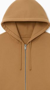 Sweats à capuche surdimensionnés zippés 100% coton pour hommes 250 GSM Winter Season - Product Image 4