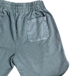 กางเกงขาสั้นผู้ชายเนื้อผ้าหนา ระบายอากาศได้ดี ผลิตจากผ้าแคนวาสคอตตอน 100% เอวยางยืด ทรงกลาง เหมาะสำหรับใส่ลำลองและแฟชั่นสตรีทแวร์ - Product Image 1