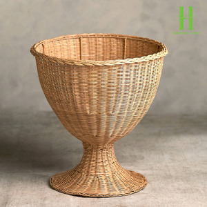 Nouvelle Arrivée Tendance Chaude Vase Fleur Plante Rotin Vase De Table Tissé Décor À La Maison Entrée Salon OEM Fabriqué Au Vietnam - Product Image 5