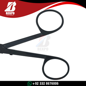 Pinces Alligator Micro-ENT Réutilisables 8 cm, Forme de Coupe, Revêtement Noir, Instrument Manuel pour Dissections Délicates de l'Oreille, du Nez et de la Gorge - Product Image 2