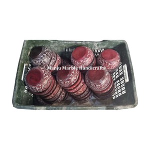 Cuenco de tallado de esteatita de todo tipo, el mejor mayorista indio, con forma redonda, uso para el hogar y el hotel, herramientas de cocina, artículo de colección - Product Image 2