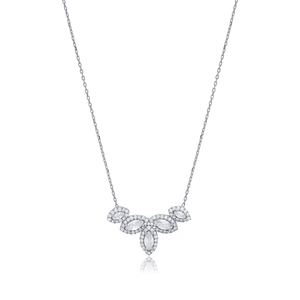 Marquise CZ Pierre Collier Turc À La Main 925 Bijoux En Argent Sterling Femmes À La Mode - Product Image 5