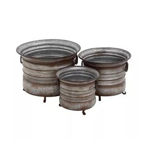 Hot Selling Golden Planter Pot <b>Basket</b> Planters <b>Flower</b> Pots <b>for</b> Home Office and Decoration Multipurpose - Product Image 3