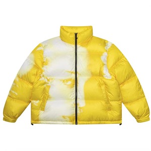 Veste d'hiver longue pour homme sur mesure OEM, imperméable, coupe-vent, fine et chaude, avec impression par sublimation, veste matelassée - Product Image 1