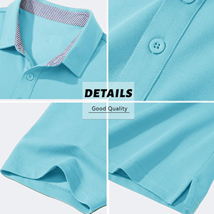 Vente en gros de polos à manches courtes de haute qualité pour hommes T-shirts à col polo brodés aux États-Unis T-shirts de golf vintage - Product Image 3