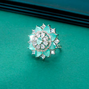 Wholesale High Quality Fashion Classic Finger <b>Ring</b> With Rhodium Plating Fashion Accessory - Product Image 4