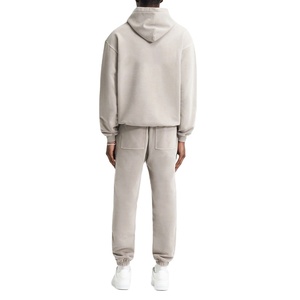 High Quality Tracksuits <b>Men</b> Puff Printing Cotton Soft <b>Pullover</b> Tracksuit Clothes Solid Pattern 360Gsm <b>Men's</b> Tracksuit at Nurak - Product Image 6